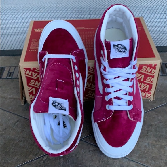 VANS SK8-Hi REISSUE 13 Velvet Beet Red l/True Whit - Picture 16 of 16